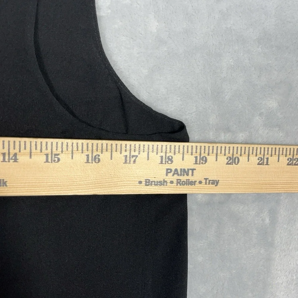 Vince Silk Blend Black Tank Top Minimalist Luxury Womens S Basic Layer Stretch - Picture 4 of 9